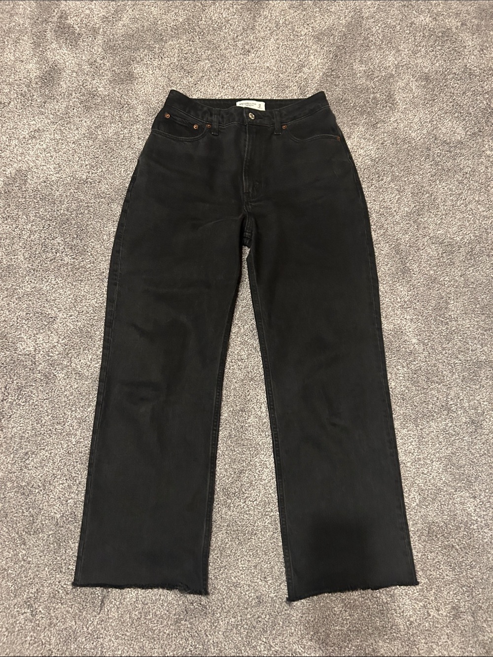 Black Abercrombie & Fitch 90s Relaxed Jeans